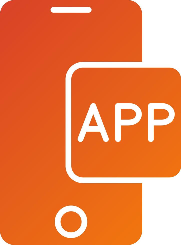 App Symbol Stil vektor