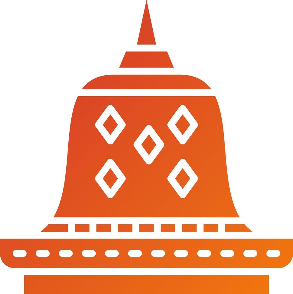 Borobudur Symbol Stil vektor