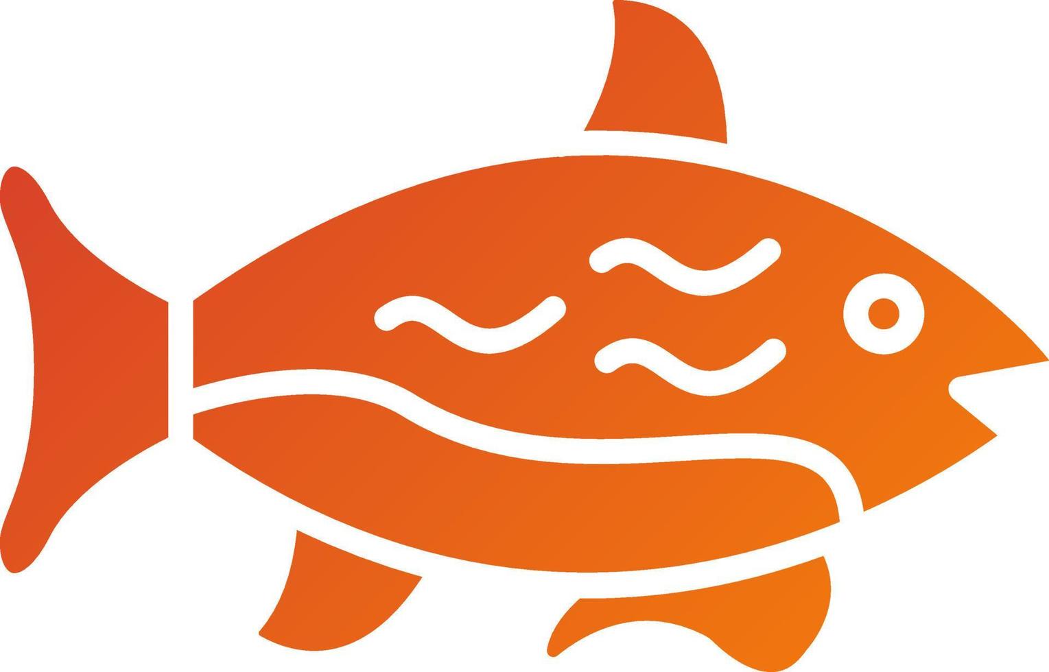 Fisch Symbol Stil vektor