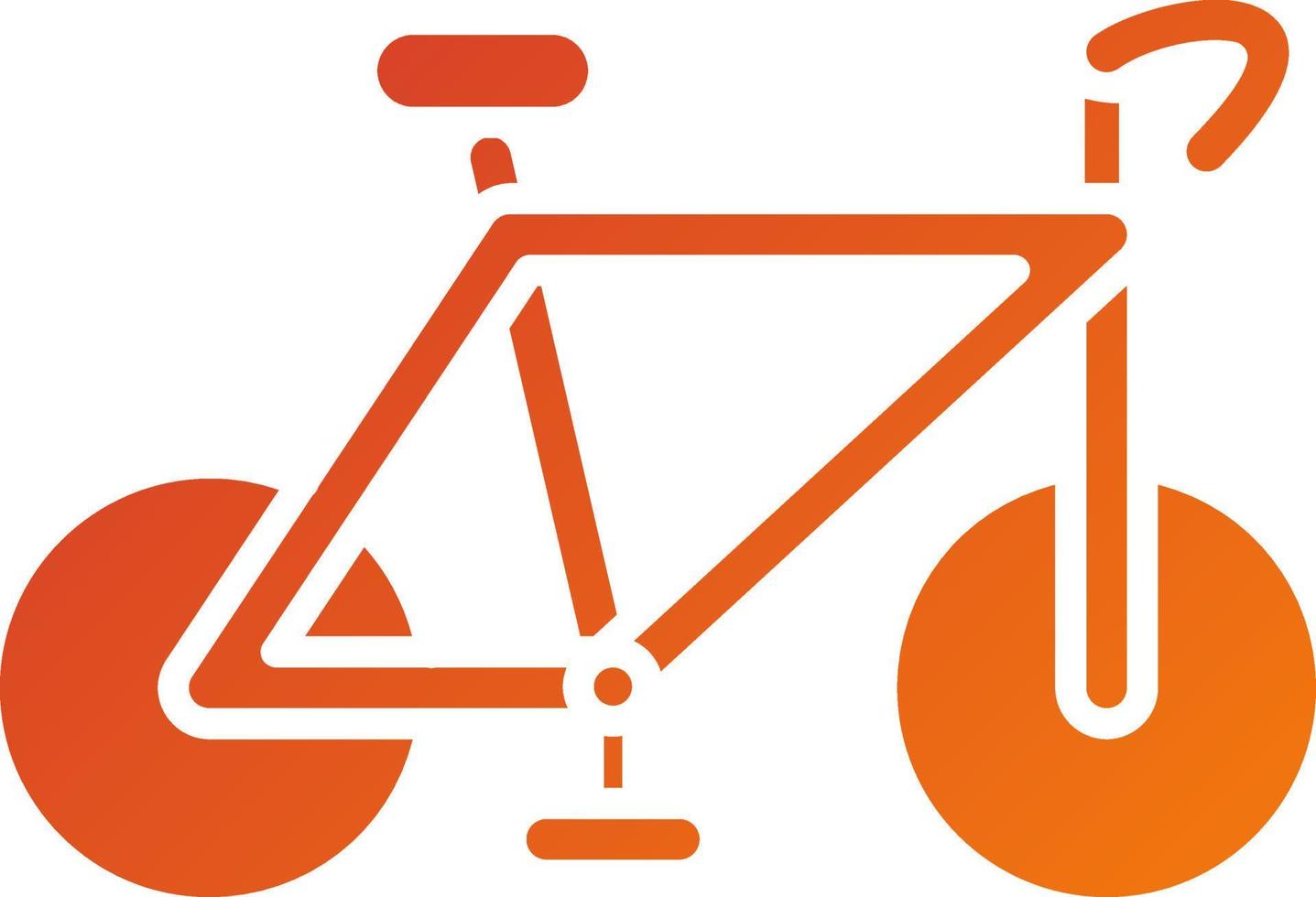 Fahrrad-Icon-Stil vektor