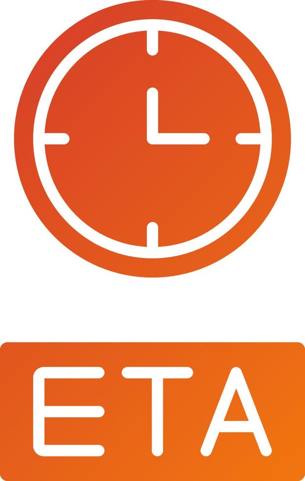 eta Symbol Stil vektor