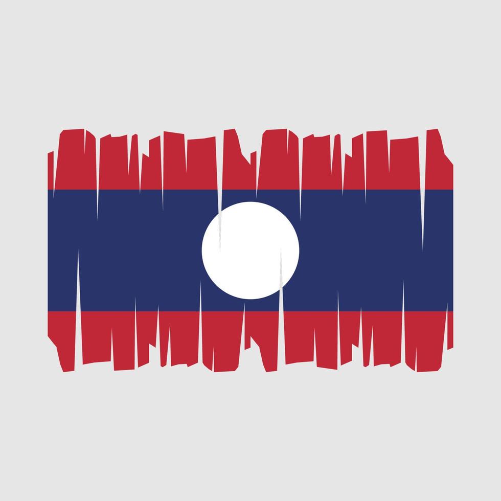 laos flagge vektor