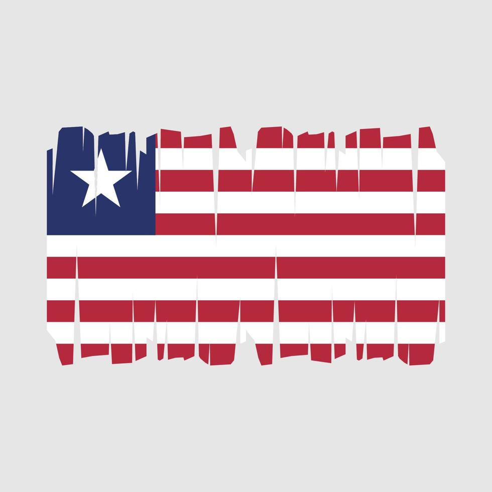 liberia flagge vektor