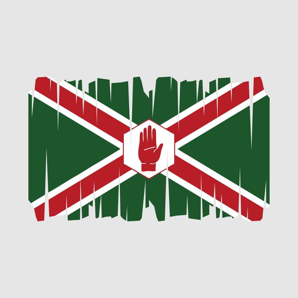 nordlig irland flagga vektor