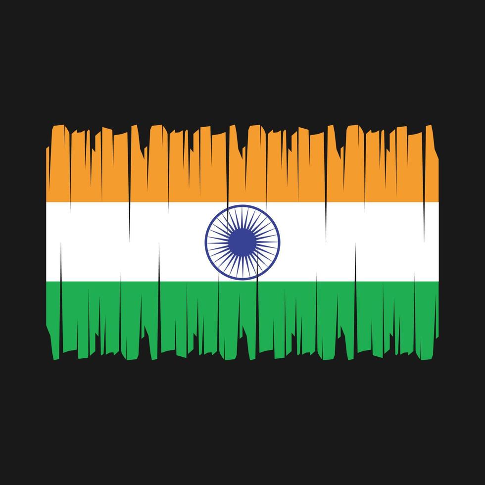 Indien Flagge Vektor