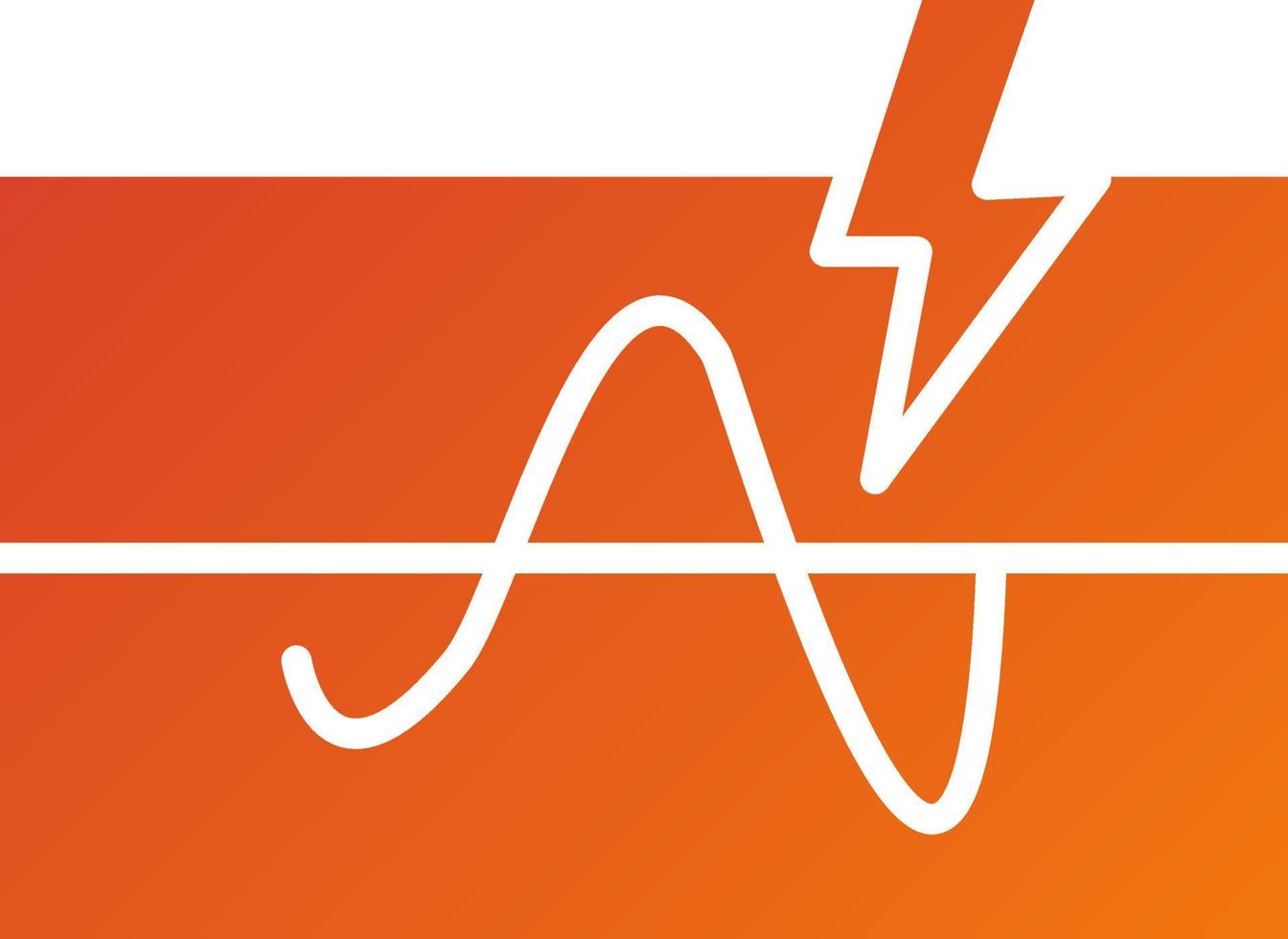 elektrisch Schwelle Symbol Stil vektor