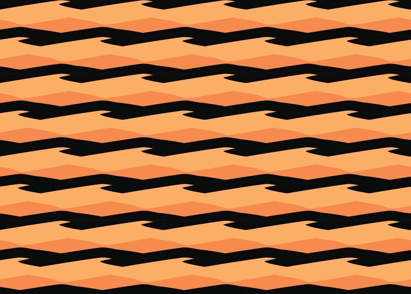Vektor Textur Hintergrund, nahtloses Muster. handgezeichnete, orange, schwarze Farben.