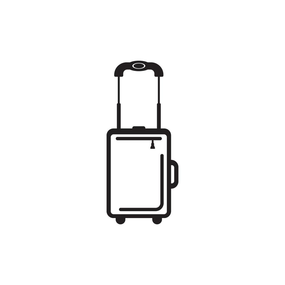 resväska ikon vektor illustration design