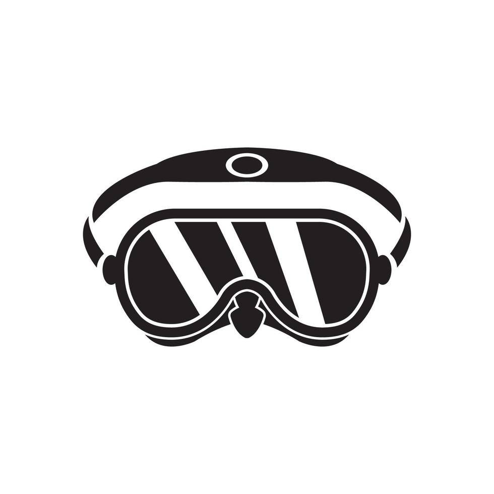 Tauchen Brille Symbol Symbol, Abbildung Design Vorlage. vektor