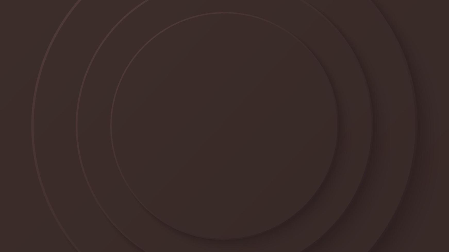 abstrakt papper cirkel mörk choklad brun Färg trender bakgrund design. vektor illustration. eps10