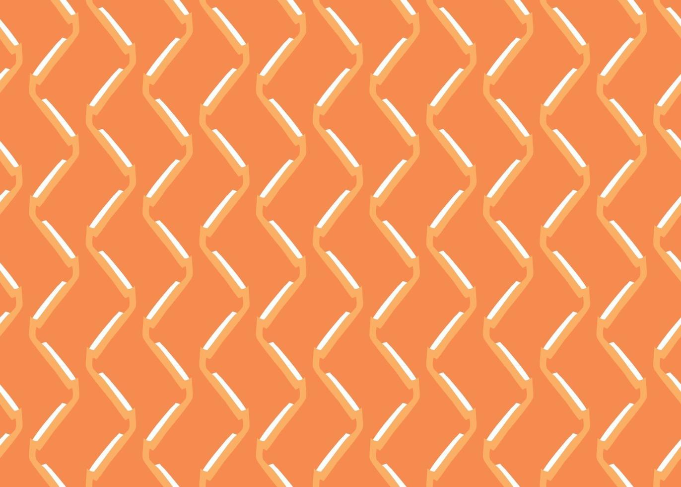 Vektor Textur Hintergrund, nahtloses Muster. handgezeichnete, orange, weiße Farben.