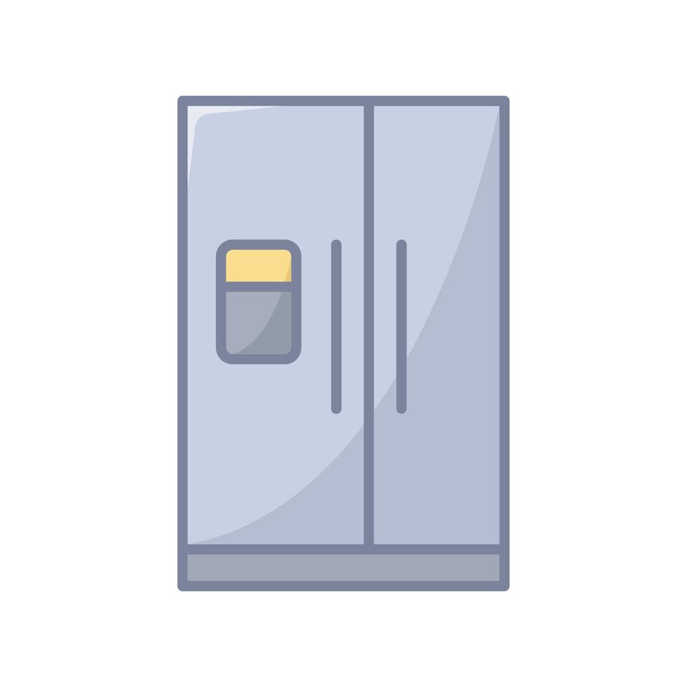 kylskåp ikon vektor design mall enkel och modern