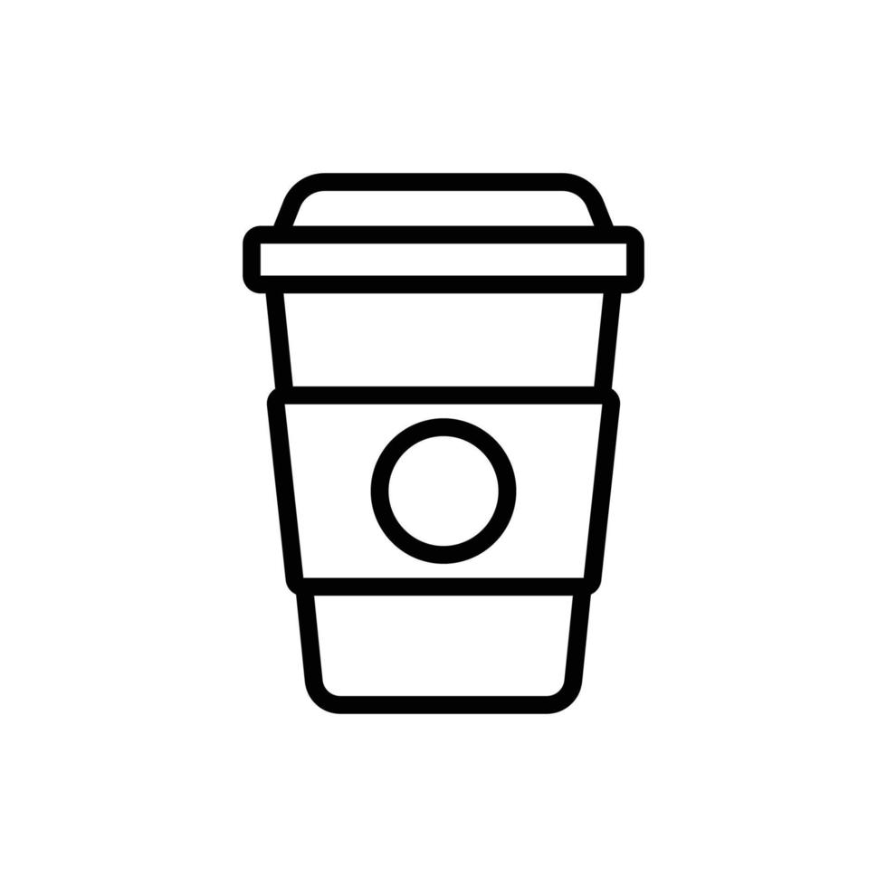 Tasse von Kaffee Symbol Vektor Design Vorlage