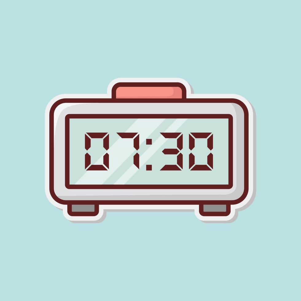 Alarm Uhr Symbol Vektor Design Vorlage