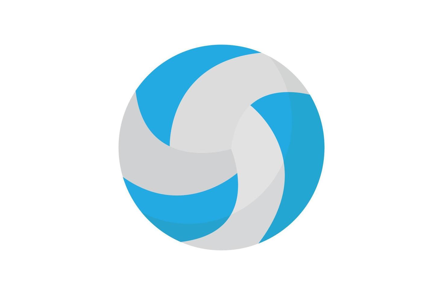 volleyboll ikon illustration. ikon relaterad till sport. platt ikon stil. enkel vektor design redigerbar