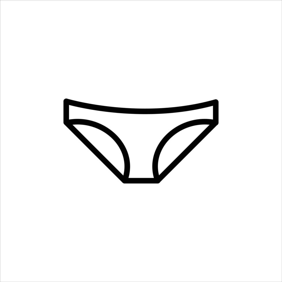Unterwäsche Symbol mit isoliert vektor und transparent Hintergrund