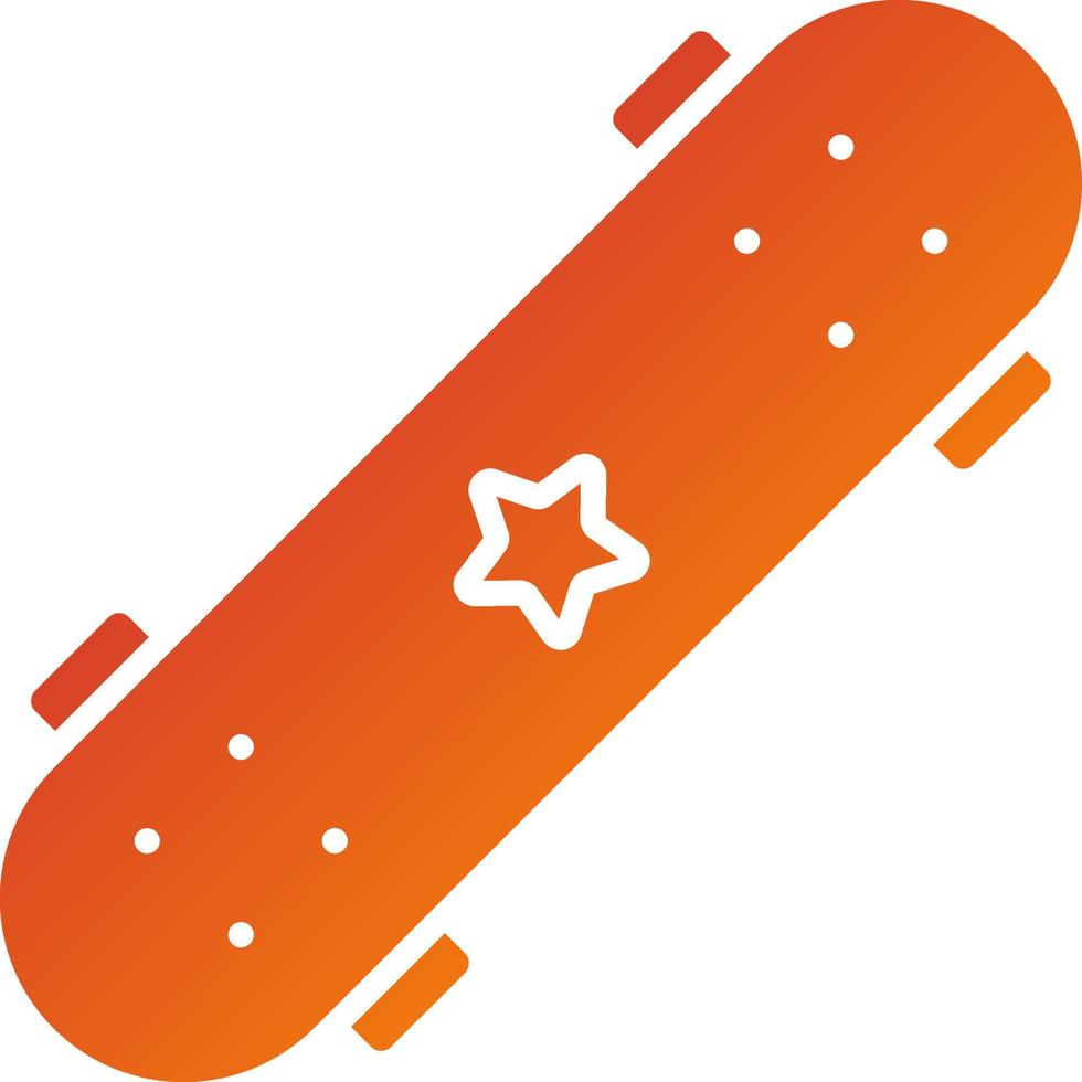 skateboard ikon stil vektor