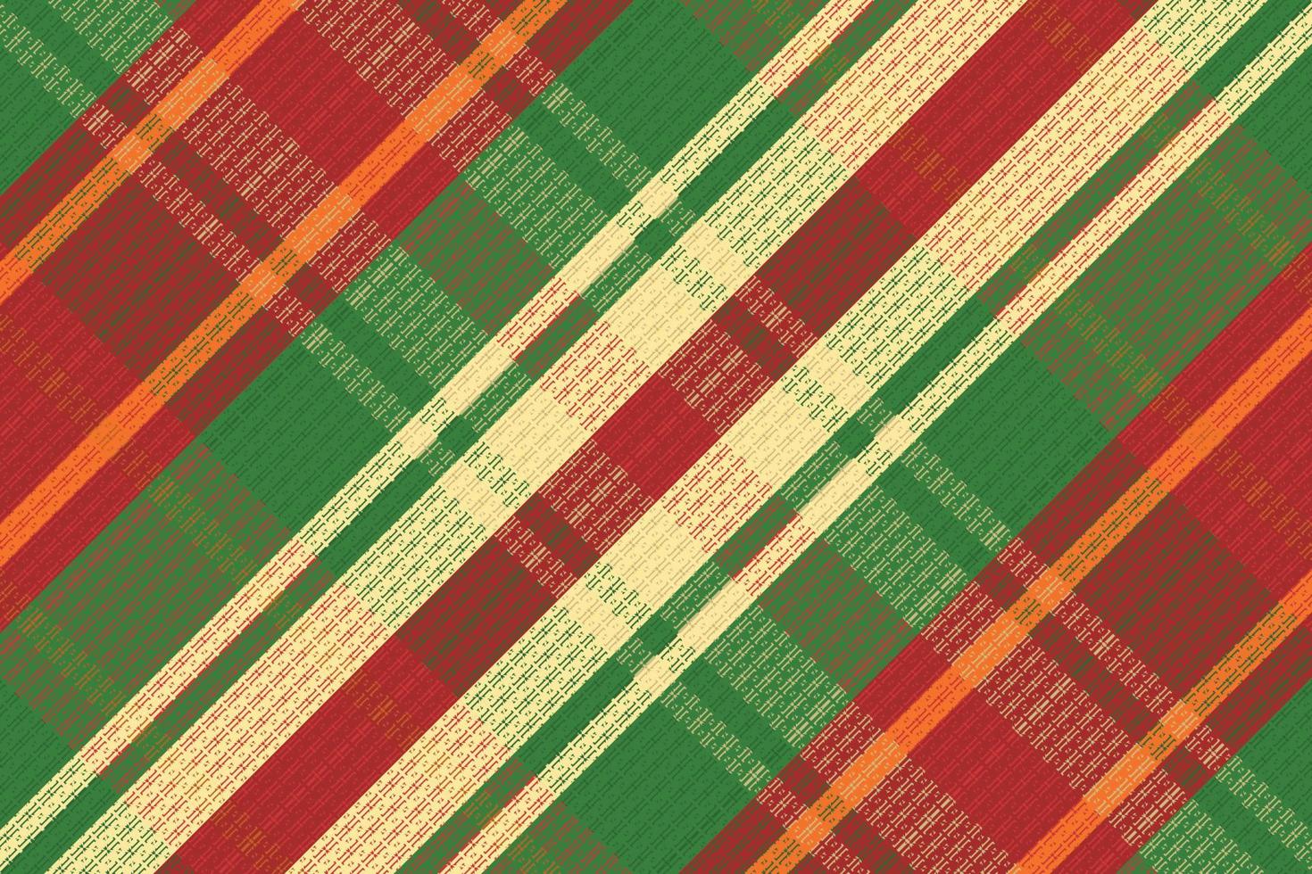 Tartan Plaid mit Jahrgang Farbe Muster. vektor