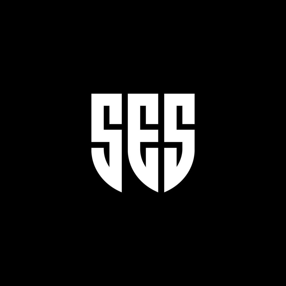 ses brev logotyp design i illustration. vektor logotyp, kalligrafi mönster för logotyp, affisch, inbjudan, etc.