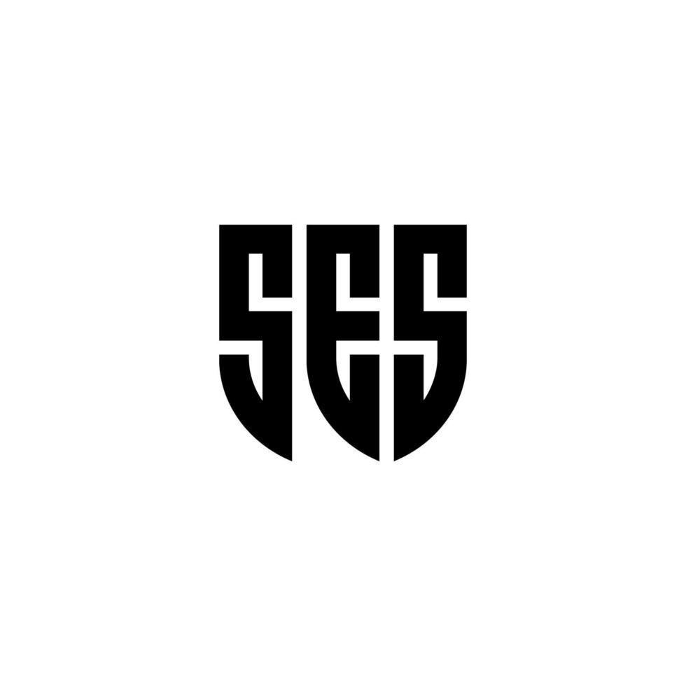 ses brev logotyp design i illustration. vektor logotyp, kalligrafi mönster för logotyp, affisch, inbjudan, etc.