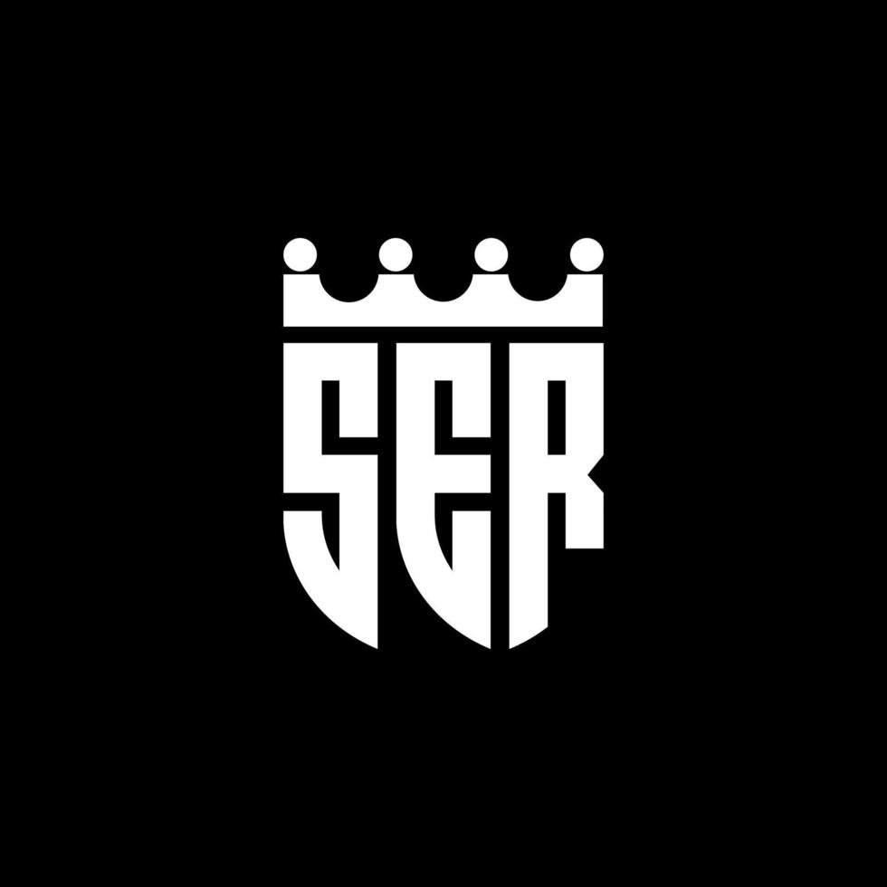 ser brev logotyp design i illustration. vektor logotyp, kalligrafi mönster för logotyp, affisch, inbjudan, etc.