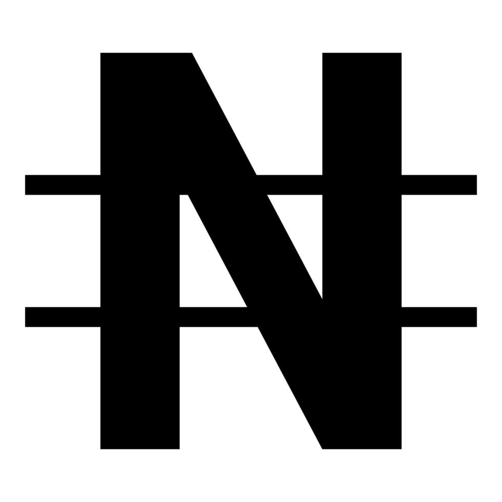 symbol nayra ikon svart Färg vektor illustration bild platt stil