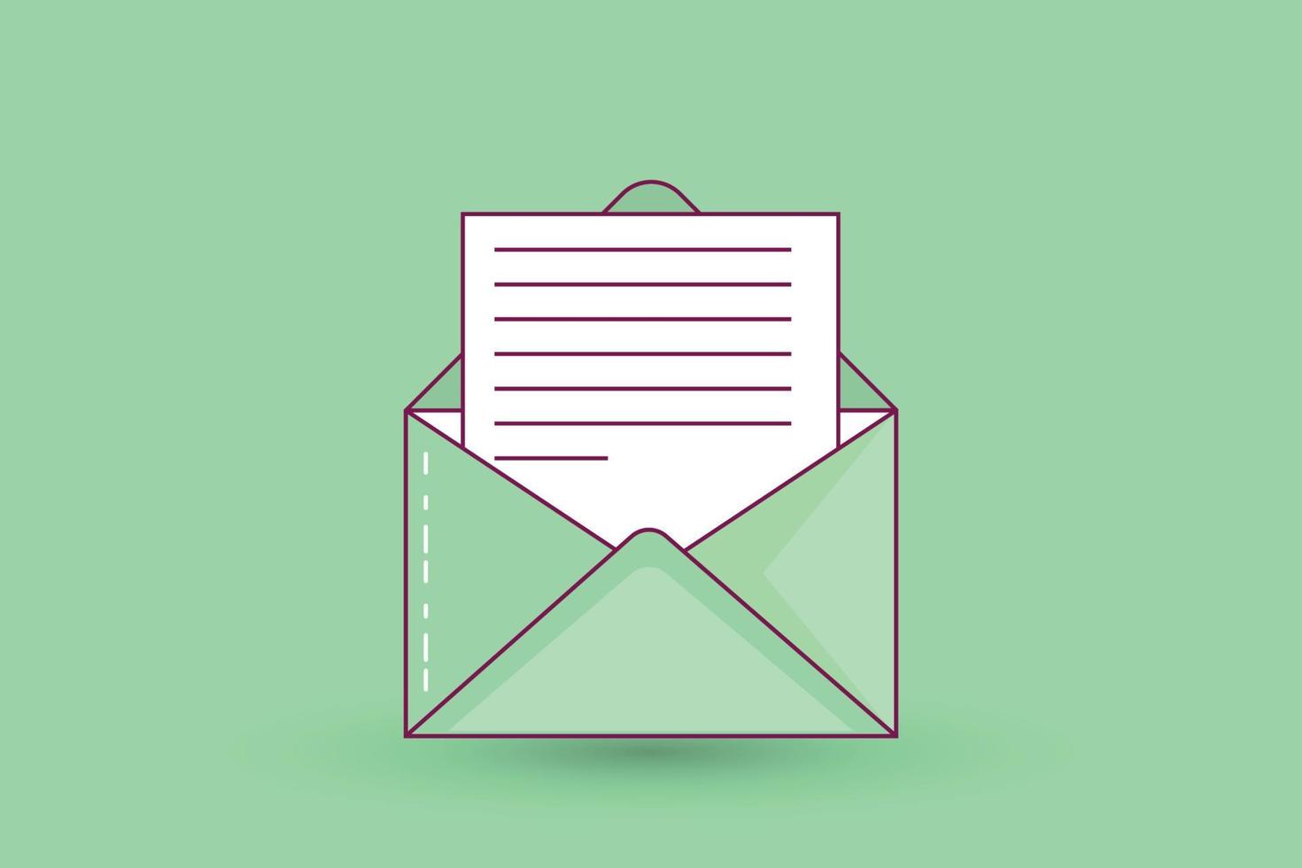 Mail Briefumschlag Symbol im Comic Stil Email Botschaft Vektor Karikatur Illustration Piktogramm Briefkasten Email Geschäft Konzept