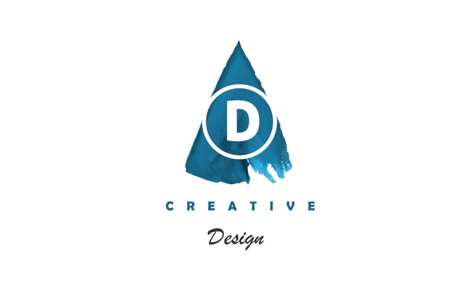 d-Logo-Design vektor