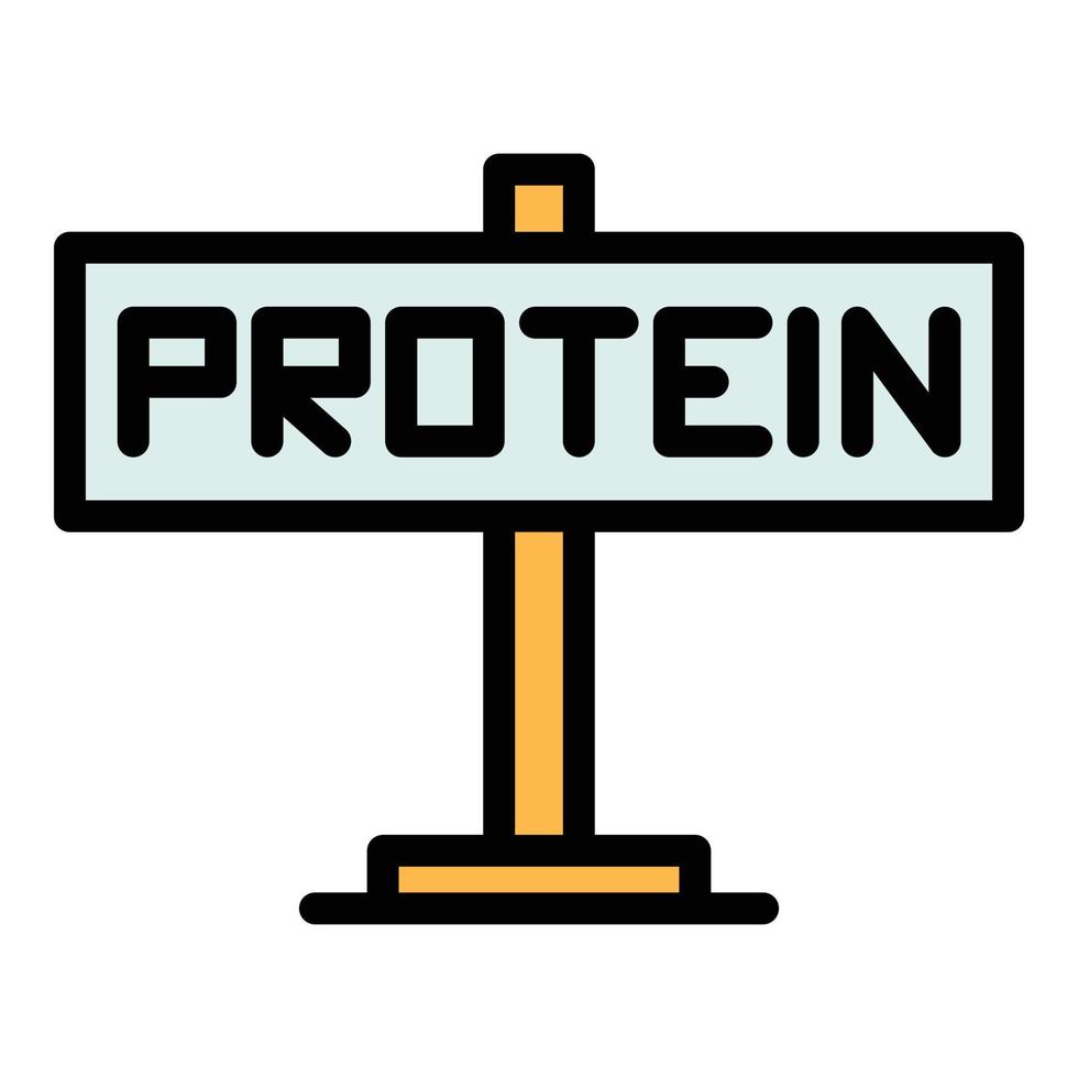 friska protein ikon vektor platt