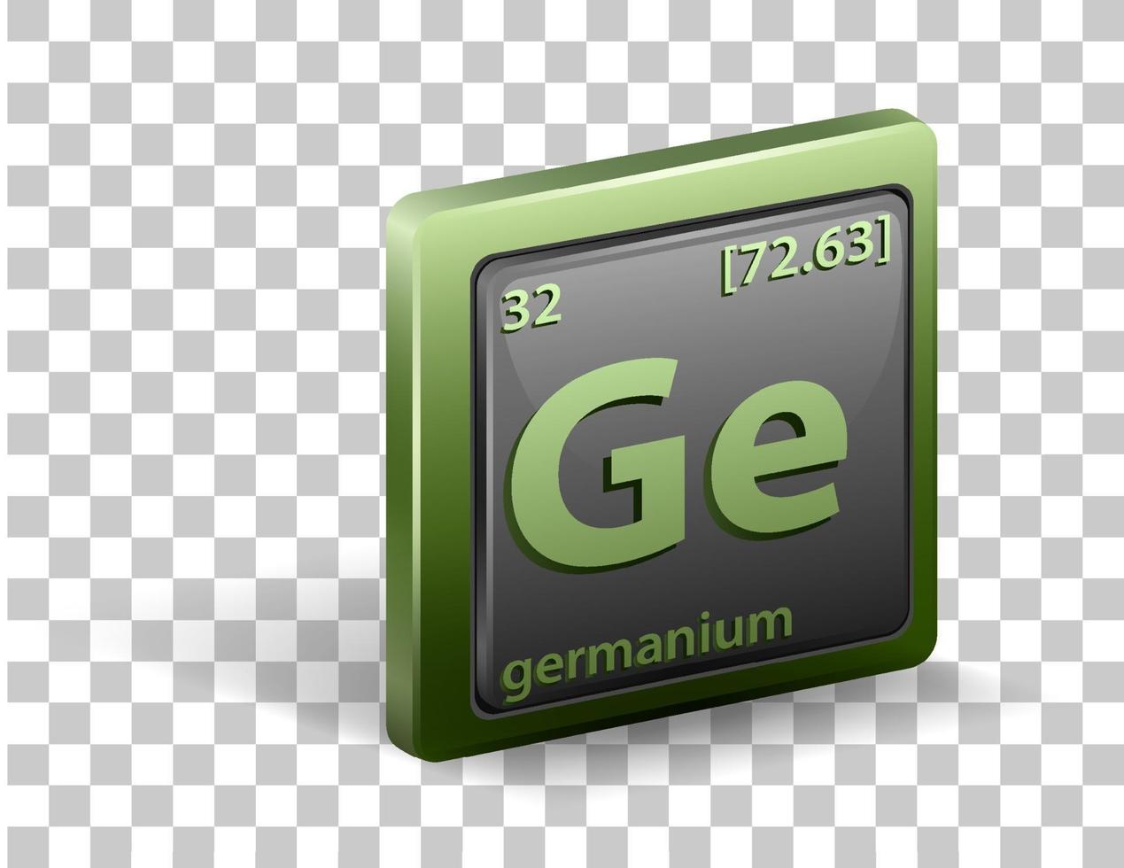 germanium kemiskt element vektor