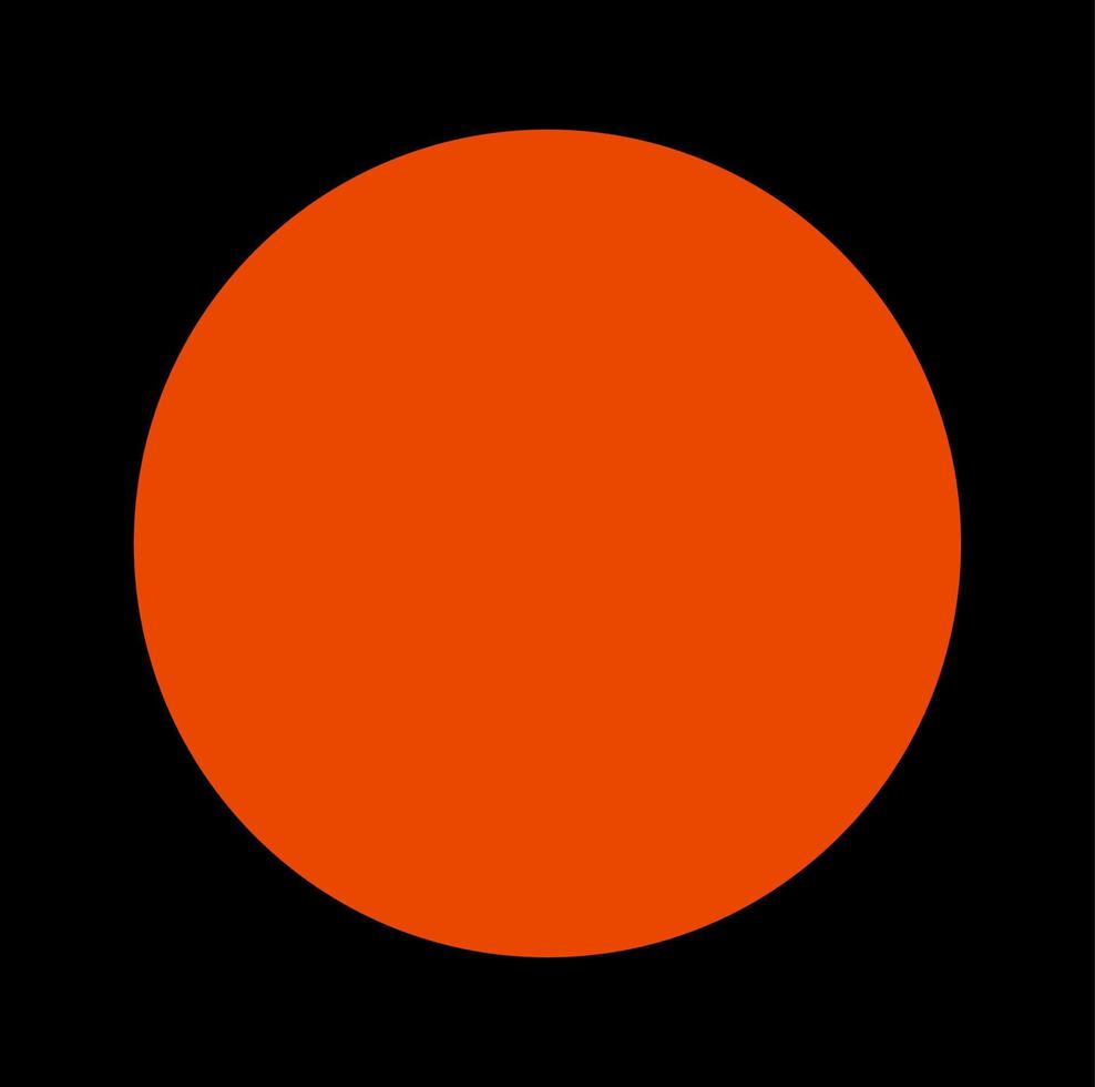 das Mars Planet Grafik Symbol Vektor auf schwarz Hintergrund.