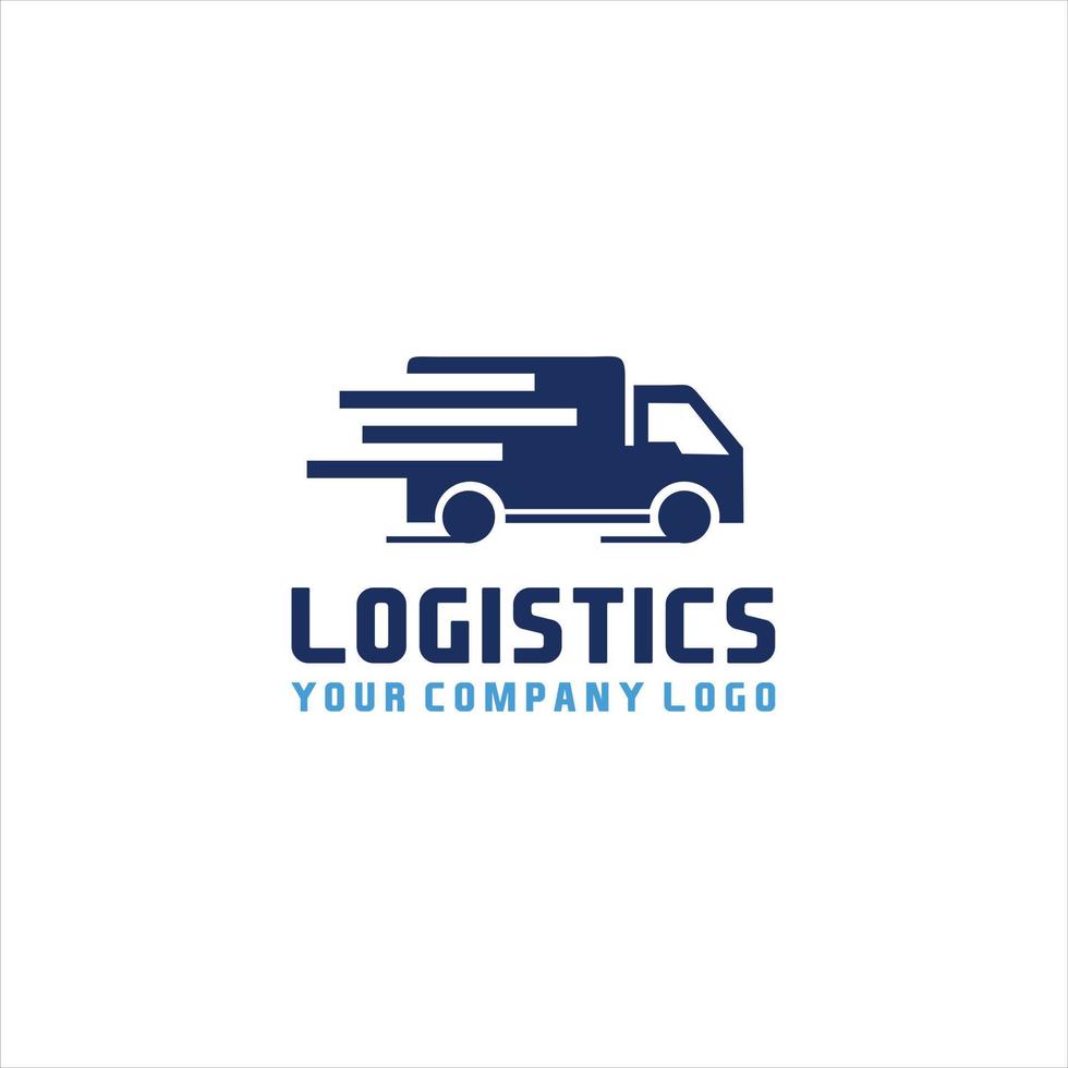 Logistik Transport Logo Vektor, schnell Lieferung Konzept Symbol. einfach einer farbig Einkaufen Element Illustration. Vektor Symbol Design von Geschäft Sammlung.