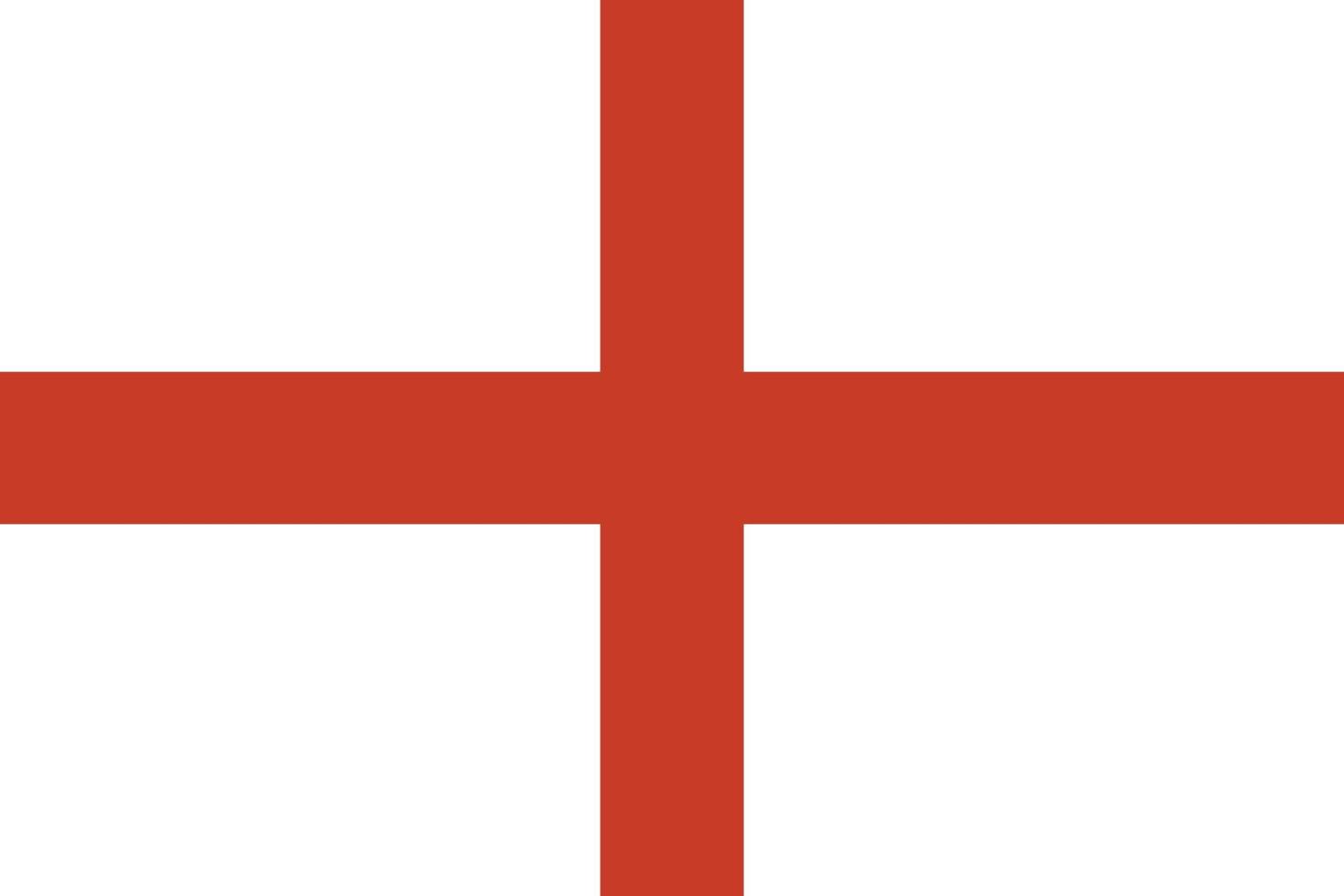 England Flagge. offiziell Farben und Proportionen. National England Flagge. kostenlos Vektor