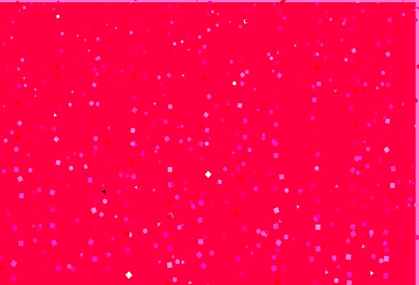 hellvioletter, rosafarbener Vektorhintergrund mit Linien, Kreisen, Rauten. vektor