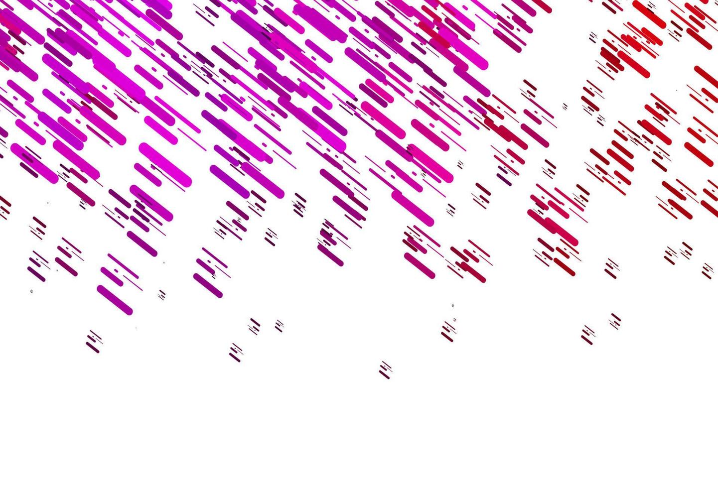 hellviolette, rosafarbene Vektorvorlage mit wiederholten Stöcken. vektor