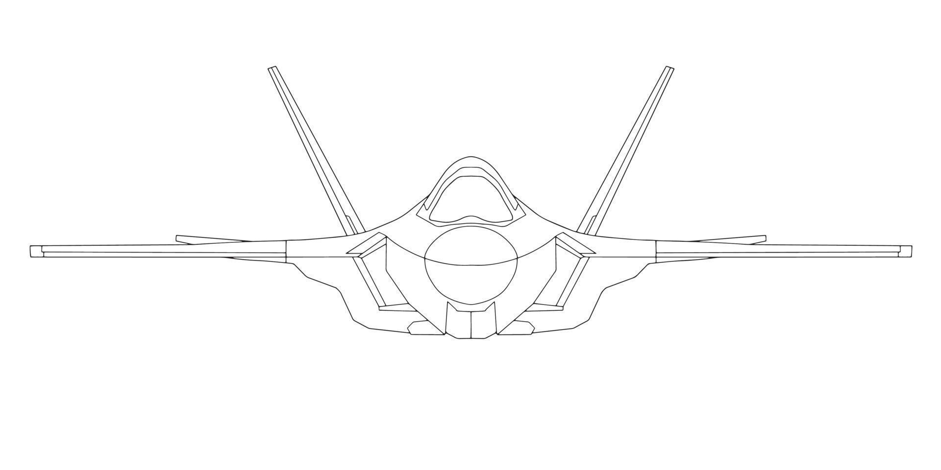 illustration av jet kämpe pilot vektor
