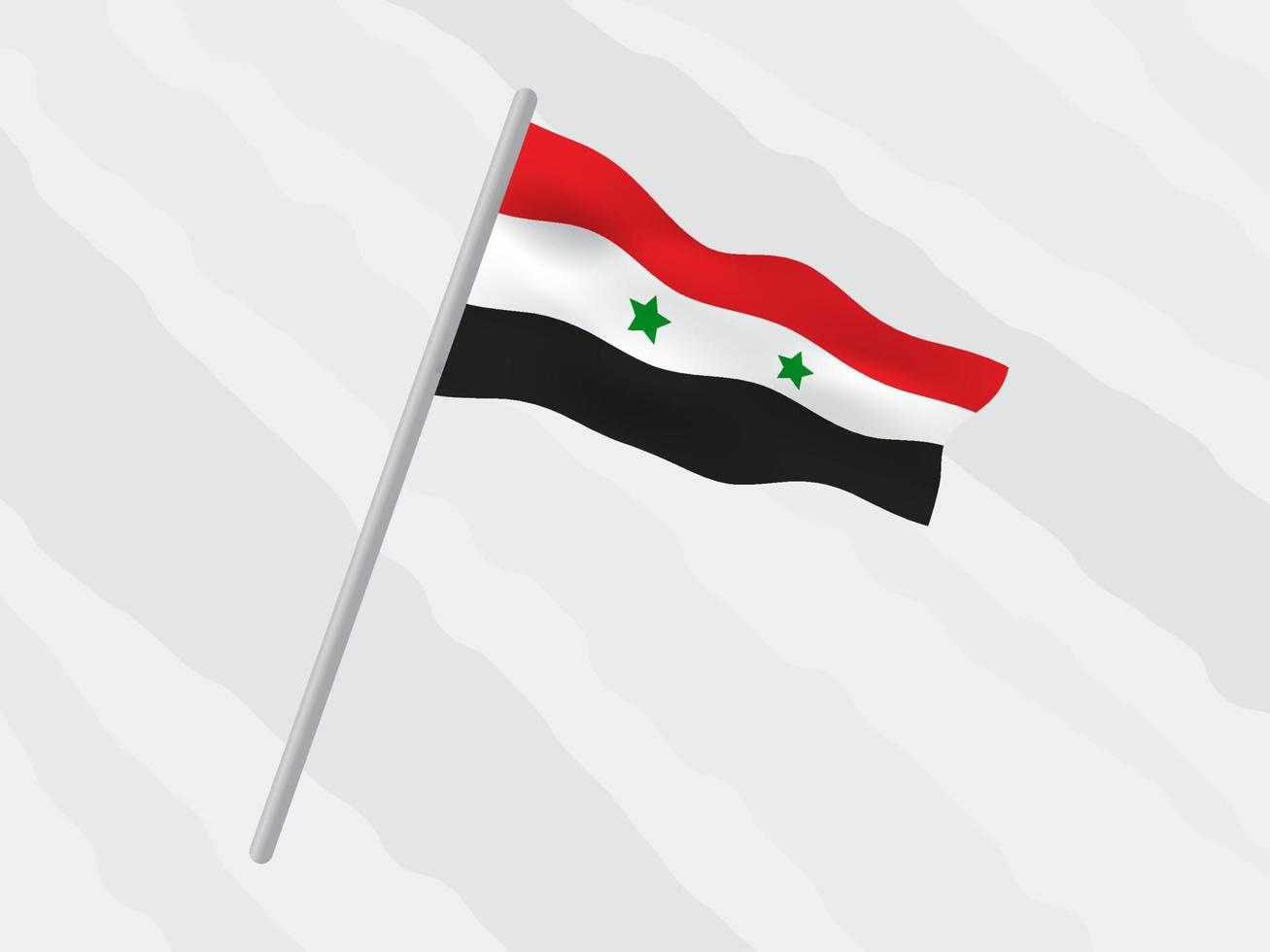 syrien flagga design vektor, syrien nationell emblem design vektor