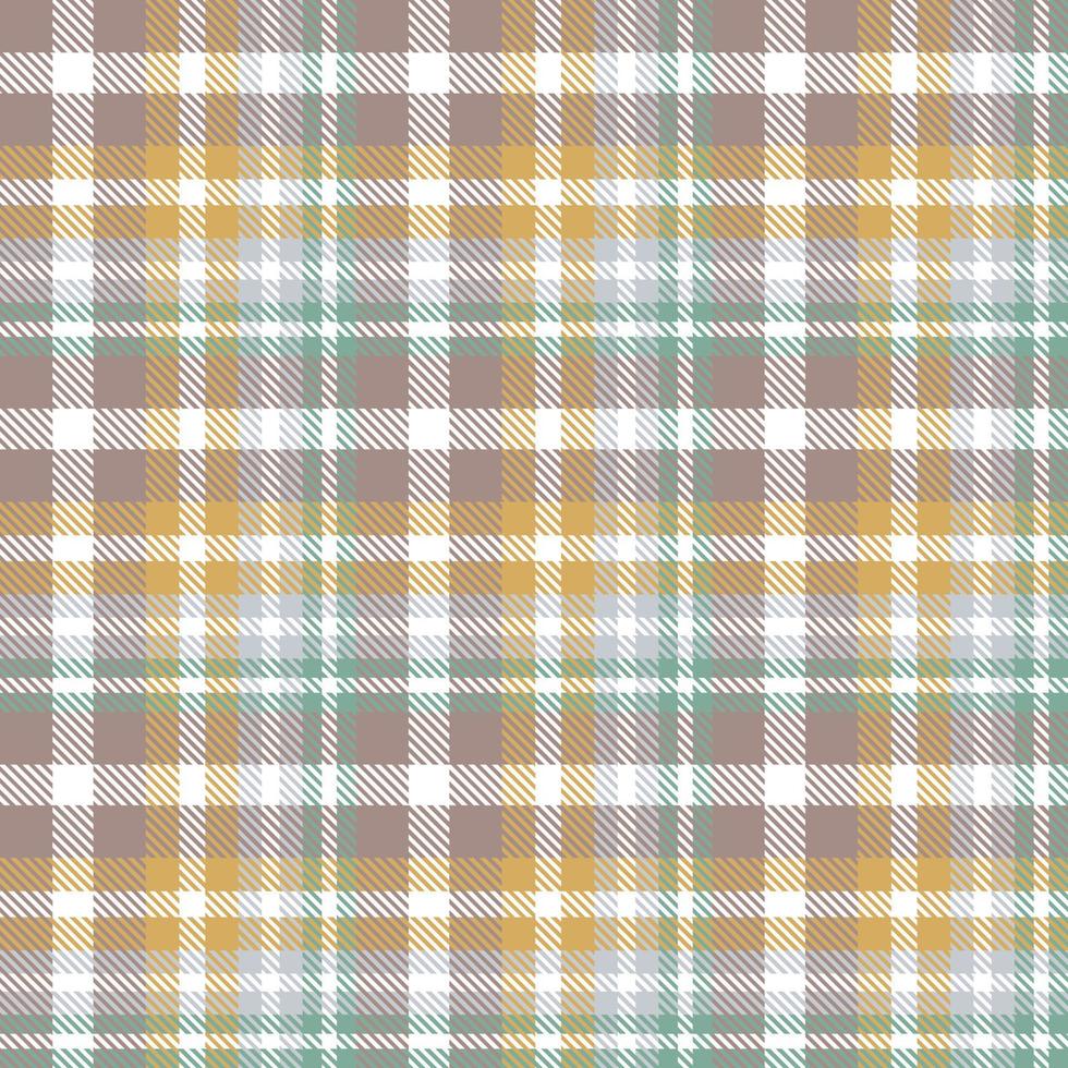 tartan mönster design textil- är en mönstrad trasa bestående av criss korsade, horisontell och vertikal band i flera olika färger. tartans är betraktas som en kulturell ikon av Skottland. vektor