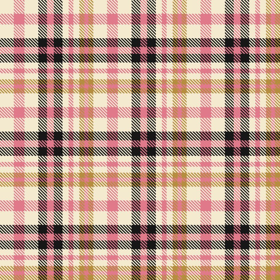 pläd mönster sömlös textil- är en mönstrad trasa bestående av criss korsade, horisontell och vertikal band i flera olika färger. tartans är betraktas som en kulturell ikon av Skottland. vektor