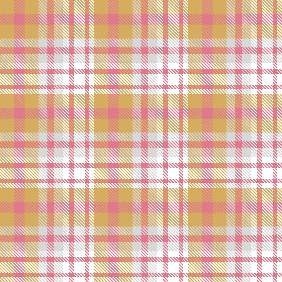 tartan mönster design textil- är en mönstrad trasa bestående av criss korsade, horisontell och vertikal band i flera olika färger. tartans är betraktas som en kulturell ikon av Skottland. vektor