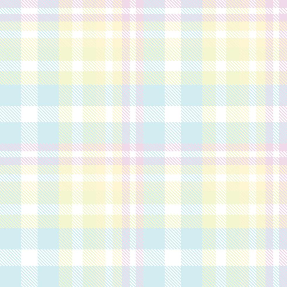 pastell pläd mönster tyg vektor design de resulterande block av Färg upprepa vertikalt och vågrätt i en distinkt mönster av kvadrater och rader känd som en set. tartan är pläd