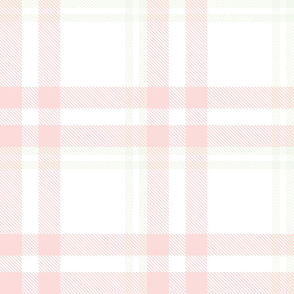 Pastell- Tartan Plaid Muster nahtlos Textil- ist gewebte im ein einfach Köper, zwei Über zwei unter das Kette, vorrücken einer Faden beim jeder passieren. vektor