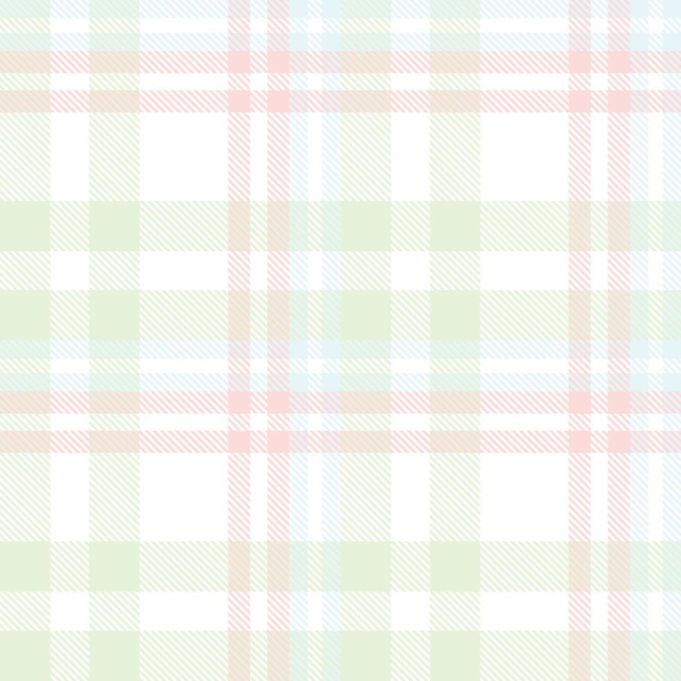 pastell tartan pläd mönster sömlös textil- de resulterande block av Färg upprepa vertikalt och vågrätt i en distinkt mönster av kvadrater och rader känd som en set. tartan är pläd vektor