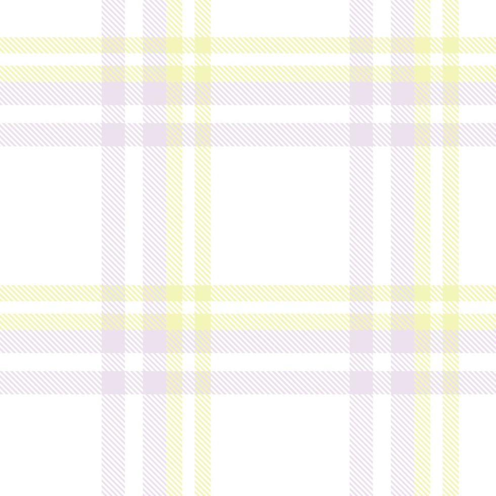 Pastell- Tartan Plaid Muster Stoff Design Hintergrund ist gewebte im ein einfach Köper, zwei Über zwei unter das Kette, vorrücken einer Faden beim jeder passieren. vektor