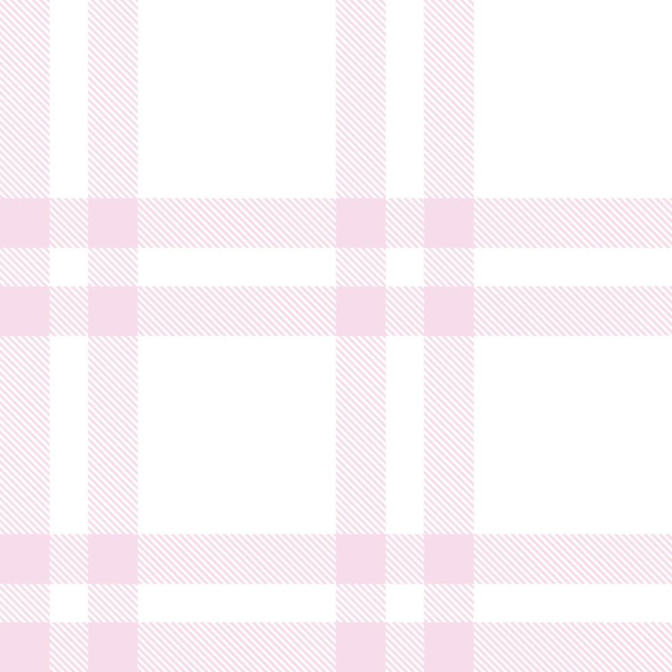 Pastell- Plaid Tartan Muster nahtlos Textil- ist gewebte im ein einfach Köper, zwei Über zwei unter das Kette, vorrücken einer Faden beim jeder passieren. vektor