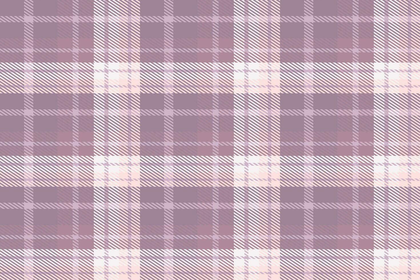 lila tartan mönster design textur är en mönstrad trasa bestående av criss korsade, horisontell och vertikal band i flera olika färger. tartans är betraktas som en kulturell Skottland. vektor