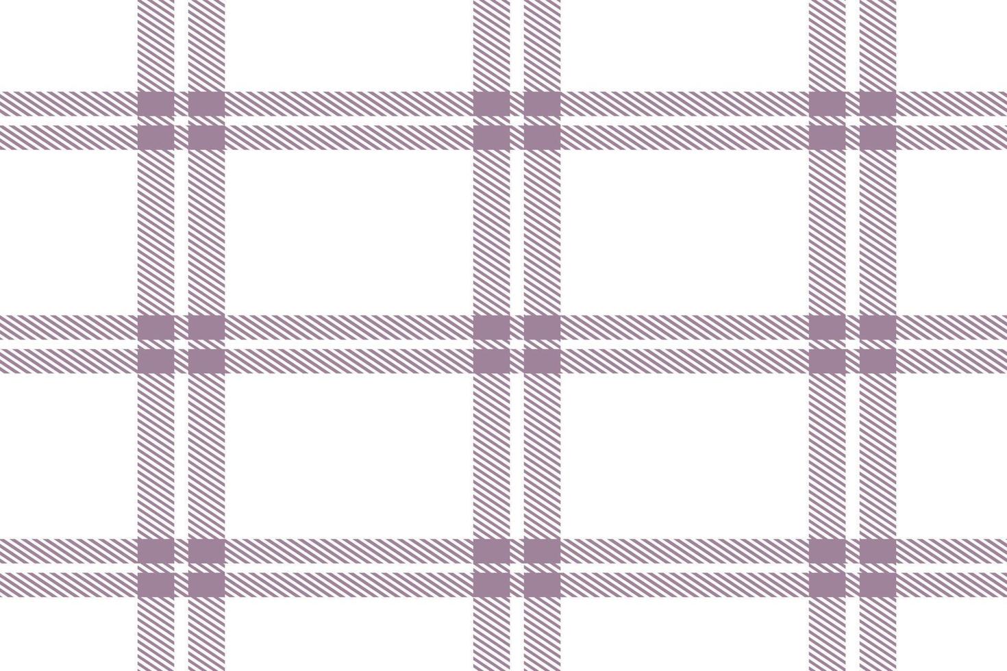 lila Plaid Muster nahtlos Textil- ist gewebte im ein einfach Köper, zwei Über zwei unter das Kette, vorrücken einer Faden beim jeder passieren. vektor