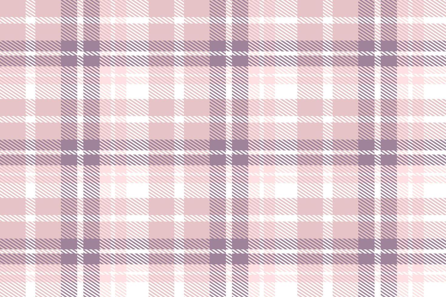 lila Plaid Muster nahtlos Textil- ist gemacht mit abwechselnd Bands von farbig Vor gefärbt Fäden gewebte wie beide Kette und Schuss beim richtig Winkel zu jeder andere. vektor