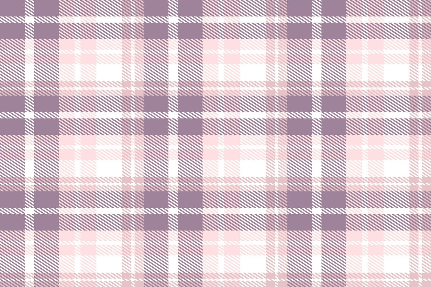 lila Plaid Tartan Muster nahtlos Textil- ist gewebte im ein einfach Köper, zwei Über zwei unter das Kette, vorrücken einer Faden beim jeder passieren. vektor