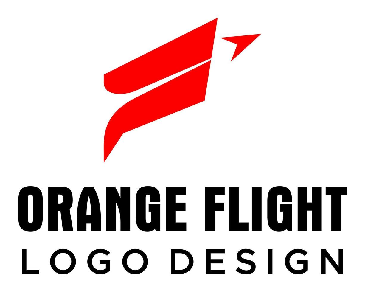 Brief f Monogramm Flug Luftfahrt Logo Design. vektor